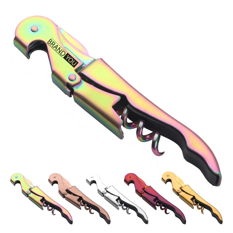 Professional Colored Waiter's Corkscrew with Foil Cutter	