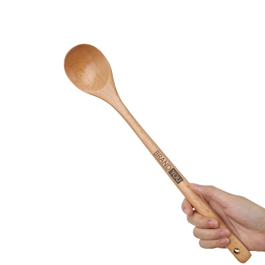 Wooden Long Handle Stirring Spoon	