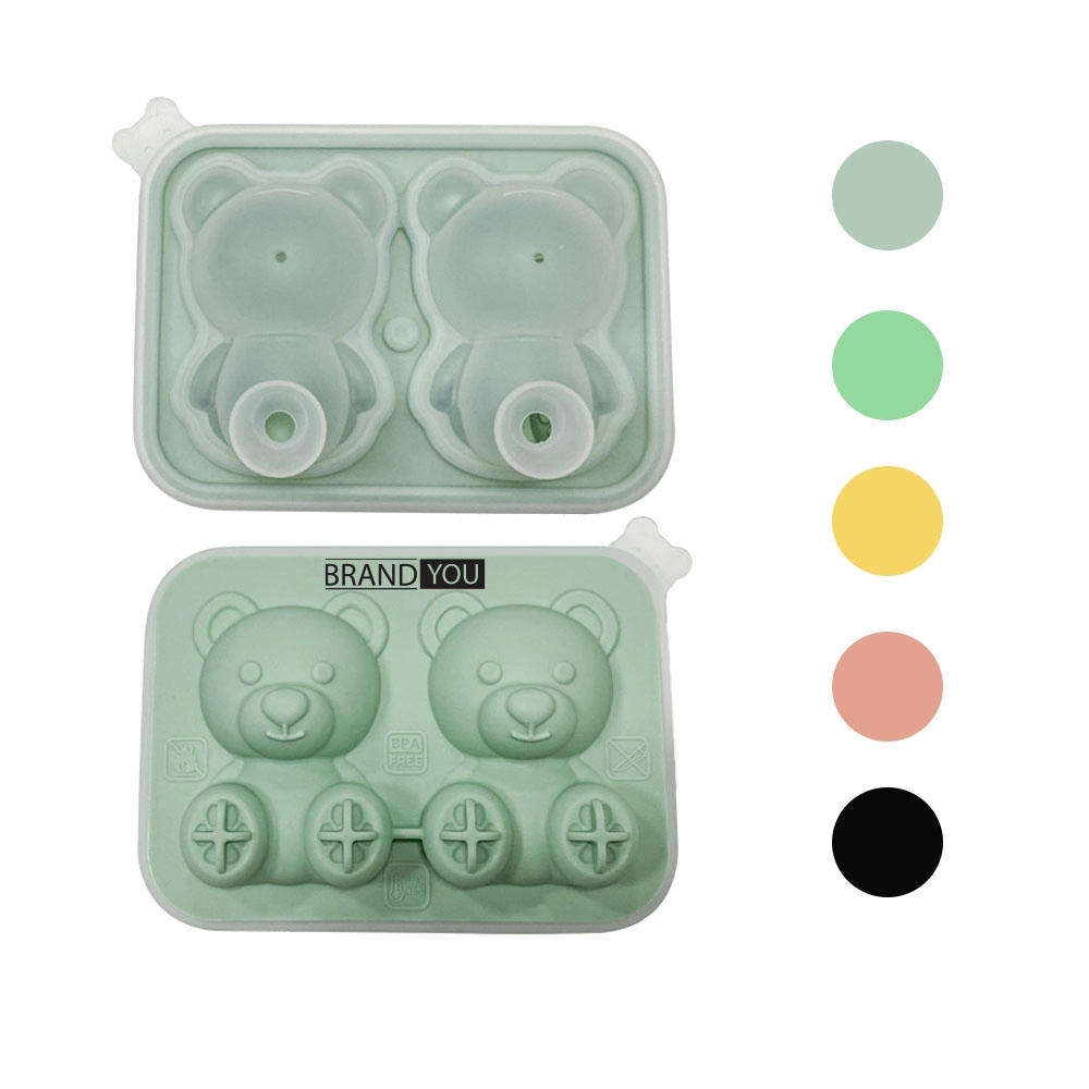 Versatile Bear Ice Cube Mold for Home Use	