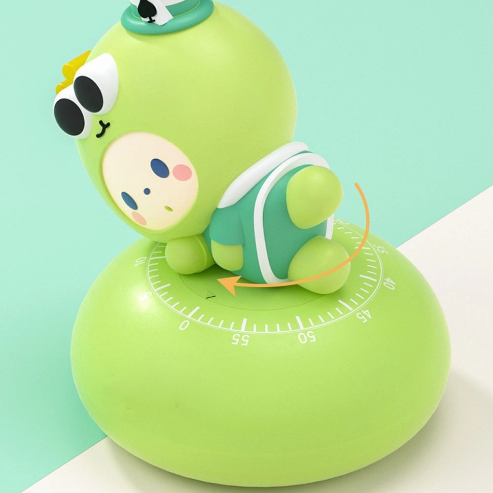 Cute Cartoon Mechanical Countdown Timer for Time Management	