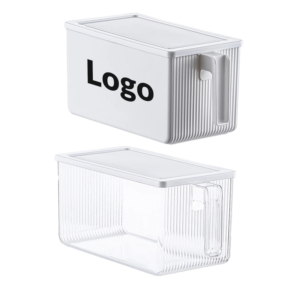 Large-Capacity Transparent Produce Preservation Box	