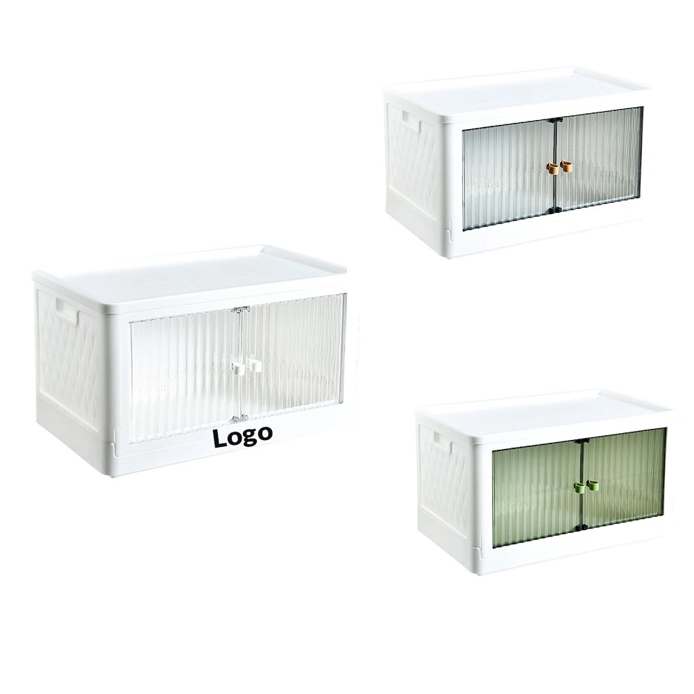 Foldable Transparent Storage Box for Home and Closet	