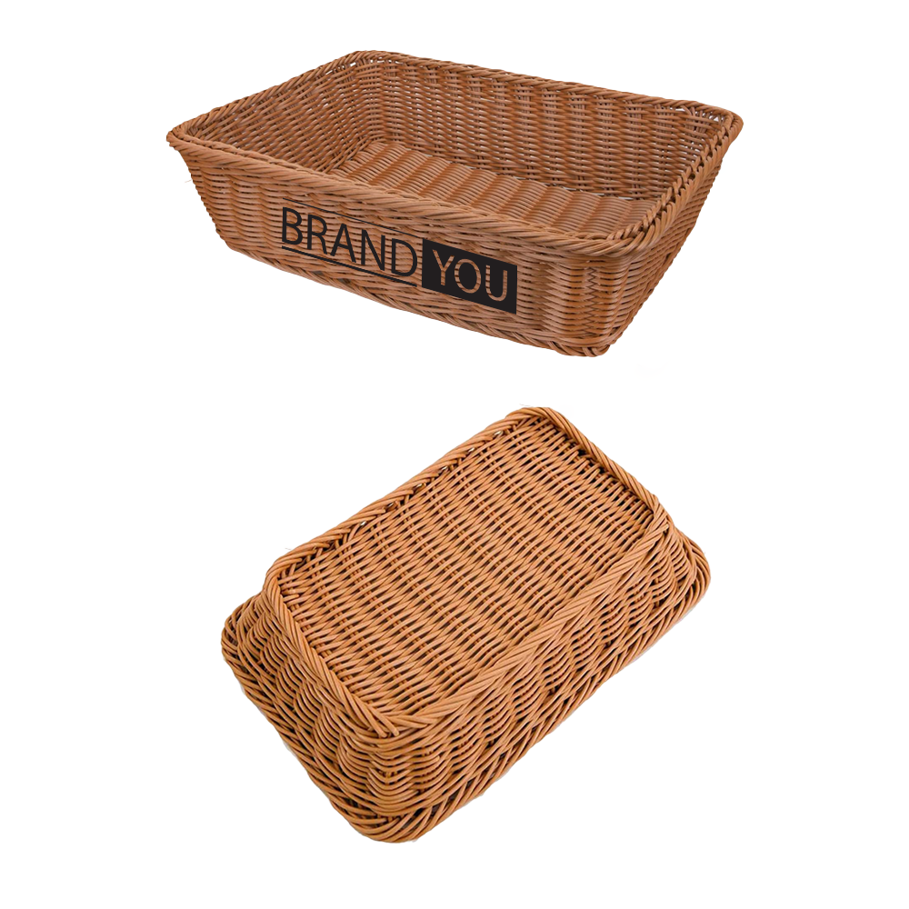 Imitation Rattan Woven Basket	