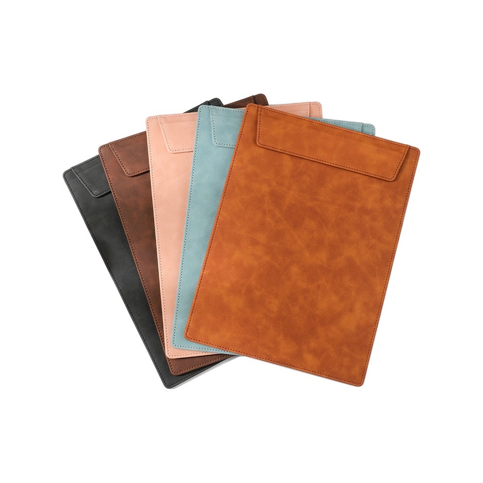 A4 PU Leather Clipboard With Magnetic Closure	