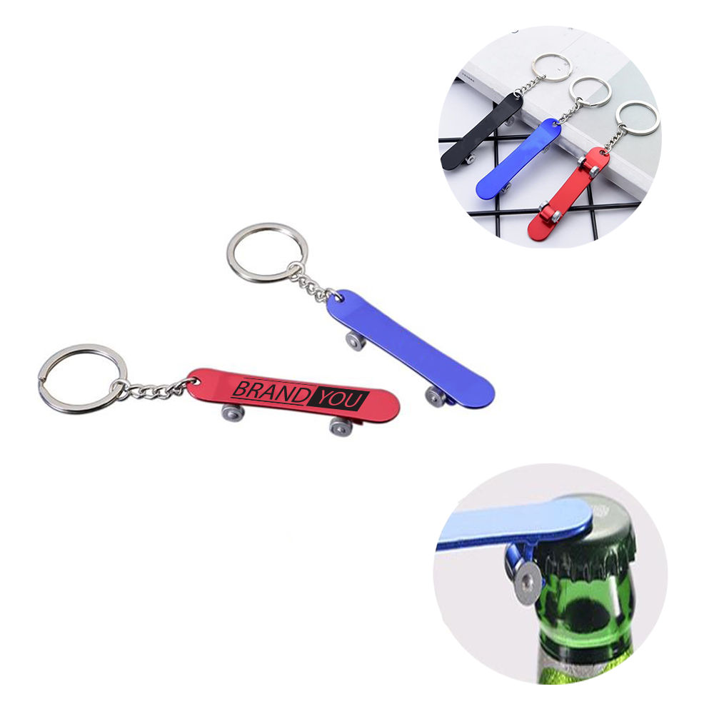 Metal Scooter Keychain Bottle Opener	