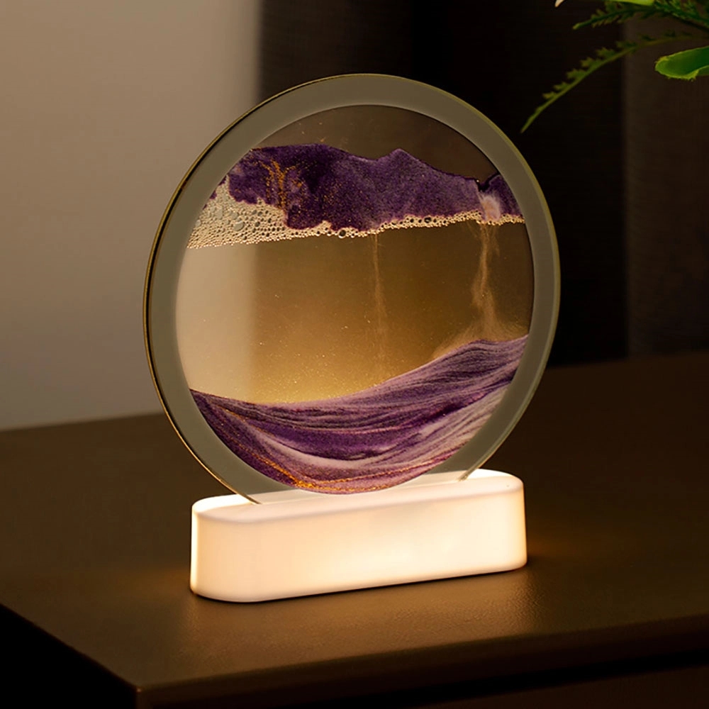 3D Sand Art Frame with Night Light for Unique Decor	