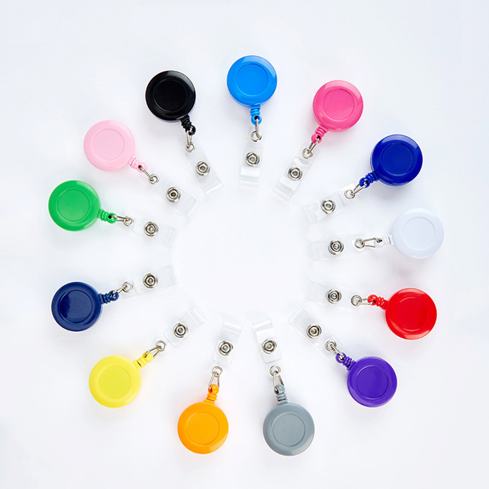 Circular Retractable Badge Holder	