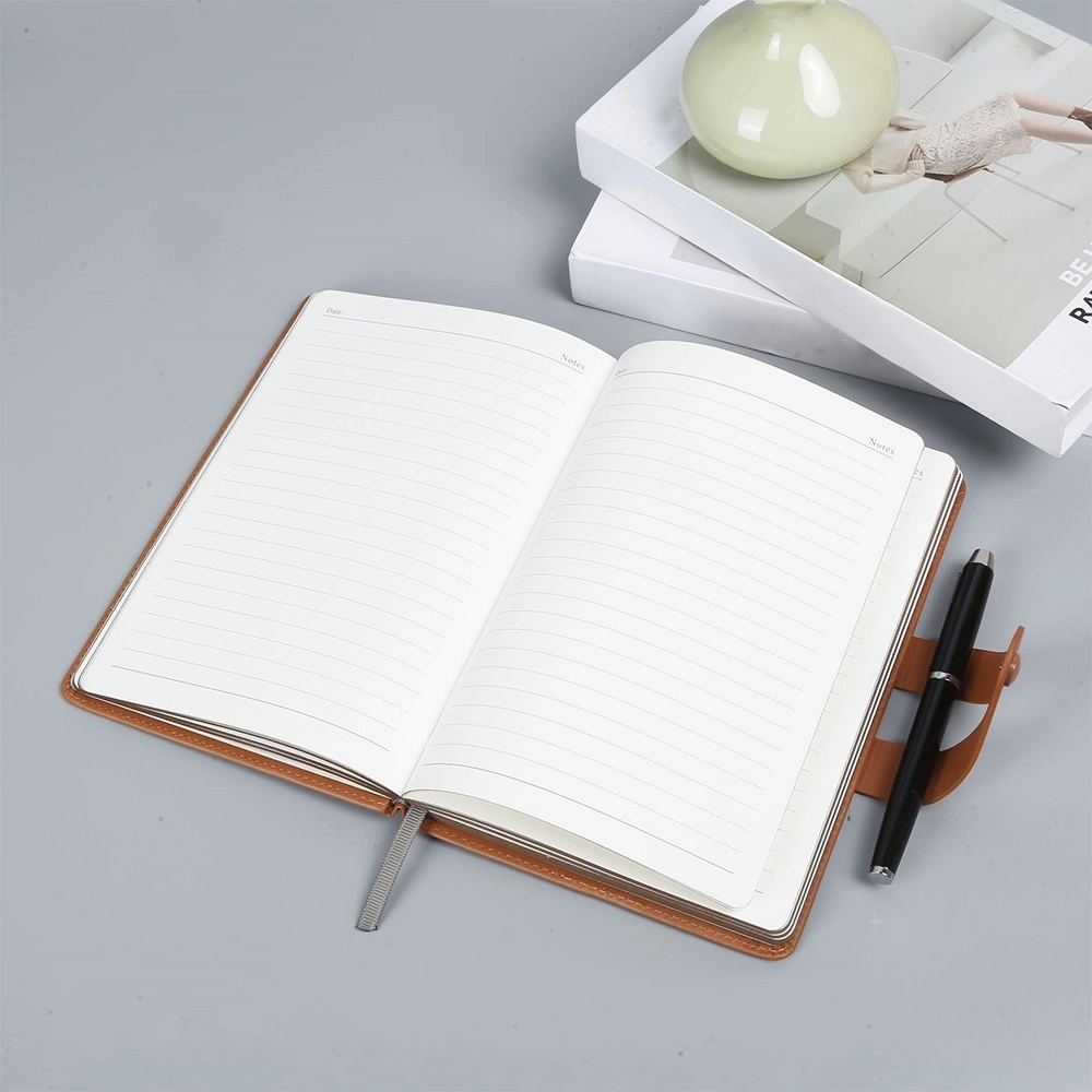 A5 Refined  Notebook: PU Leather & Daolin Paper	