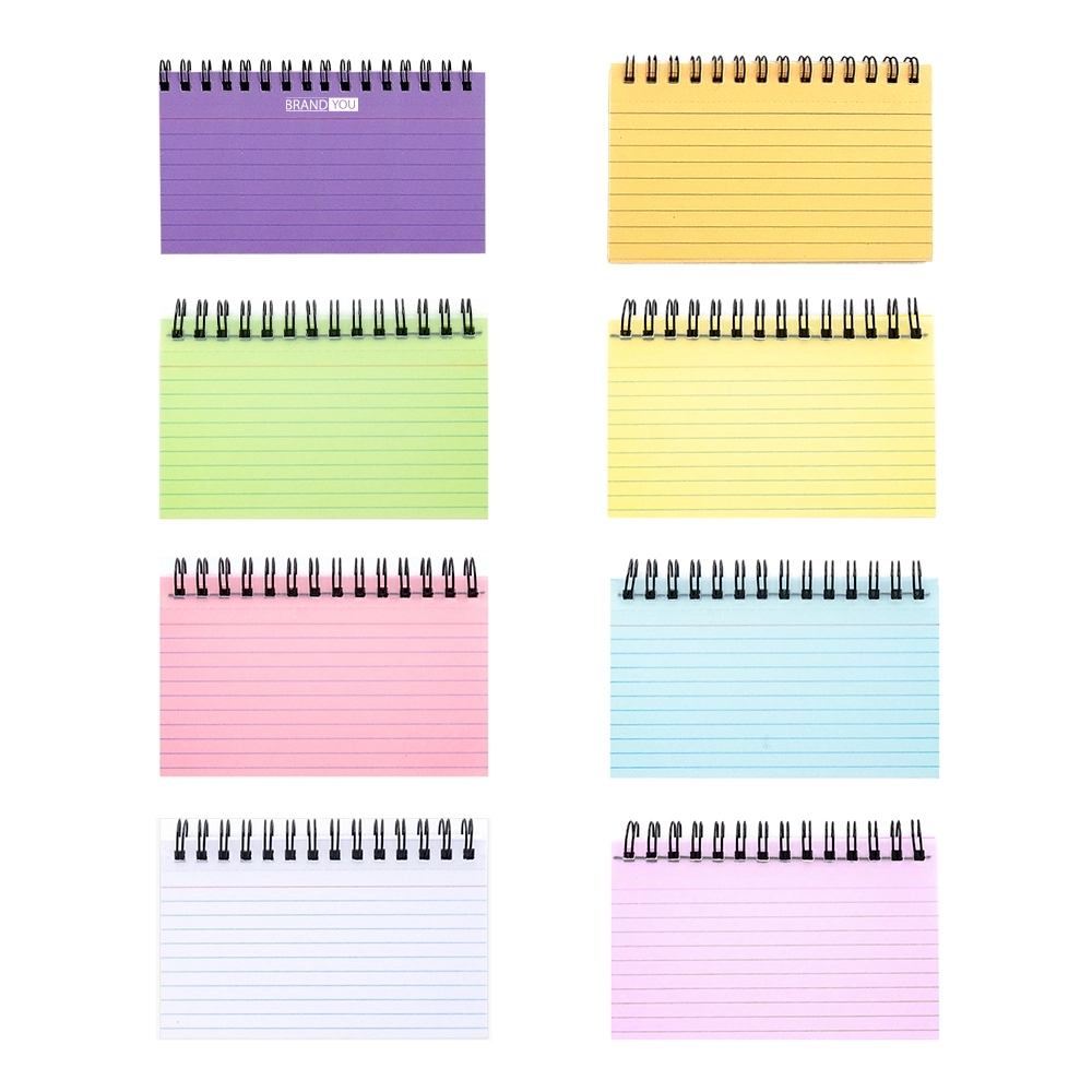 Stylish Perforated Spiral Notebook with Transparent Covers	