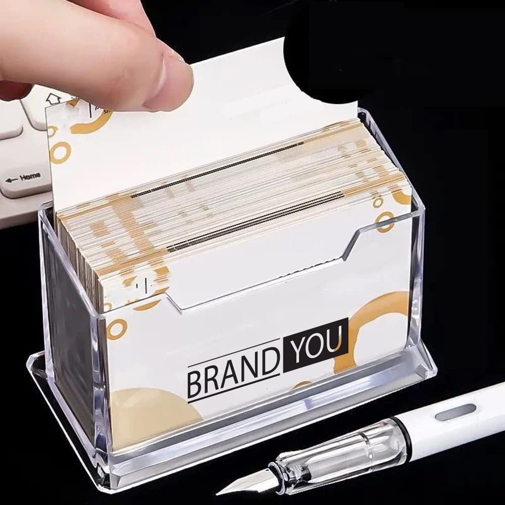 Transparent Acrylic Business Card Holder	