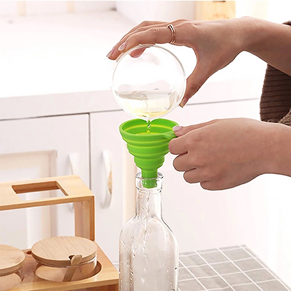 Mini Portable Silicone Funnel w/ 0.6