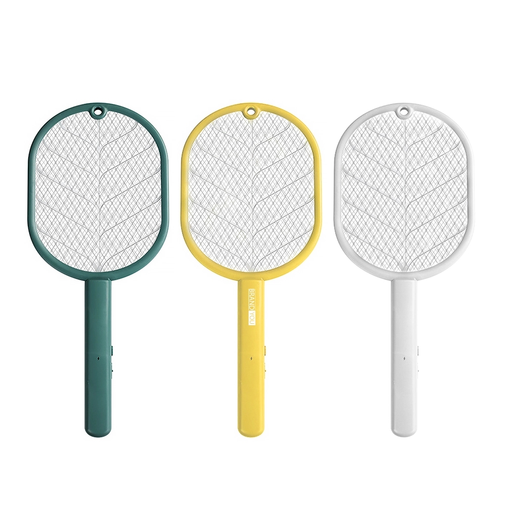 USB Rechargeable Mosquito Zapper Racket with LED Light	