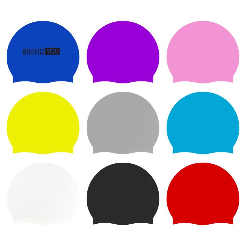 Stylish and Comfortable Silicone Swim Cap	