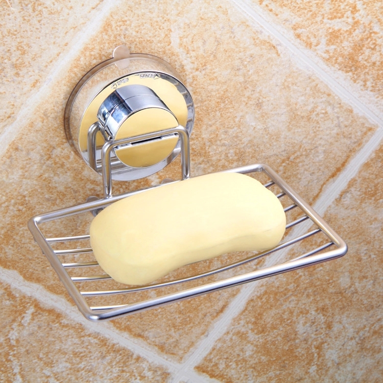 Stainless Steel Soap Dish with Suction Cup	