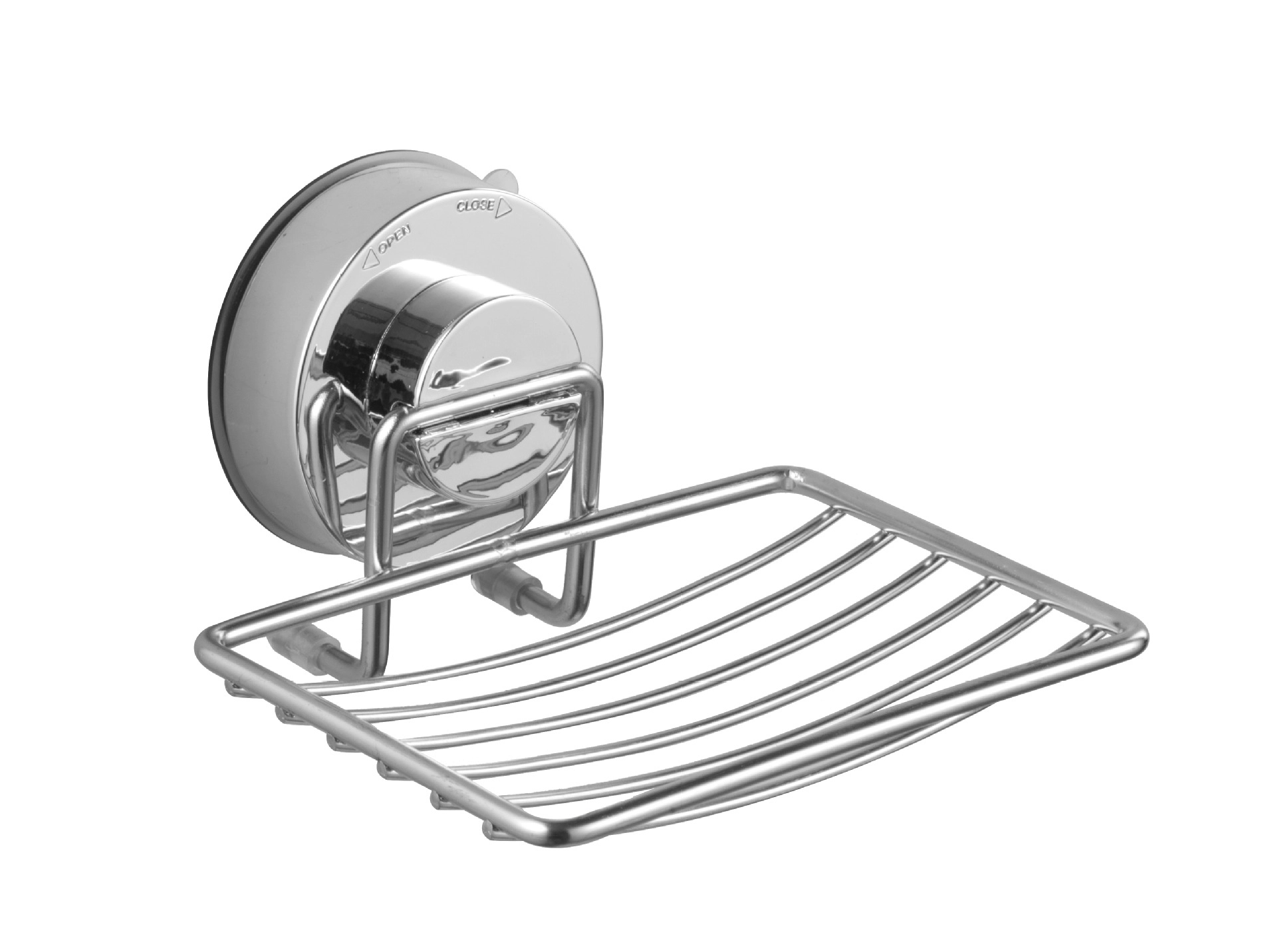 Stainless Steel Soap Dish with Suction Cup	