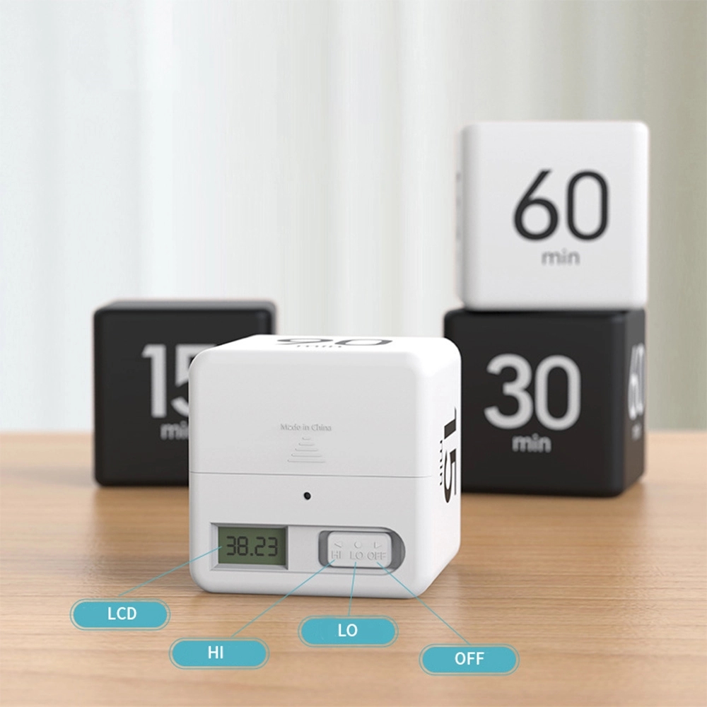 Mini Square Gravity Sensing Countdown Timer	