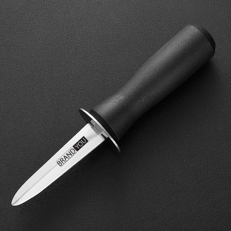 Stainless Steel Thick-Bladed Oyster Knife	