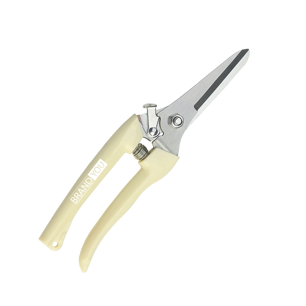 Stainless Steel Pruning Shears With Safety Buckle	