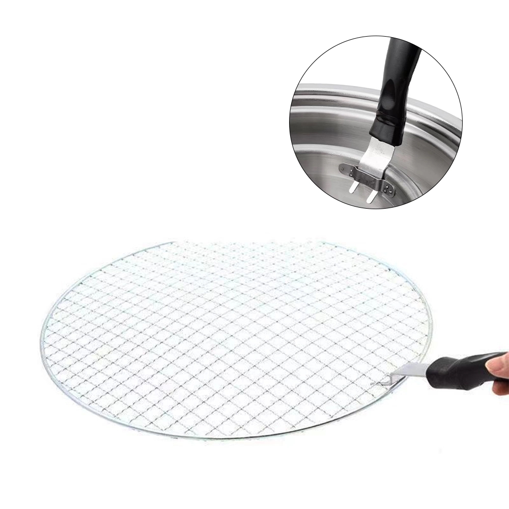 Stainless Steel Grill Pan and Grate Lifters	