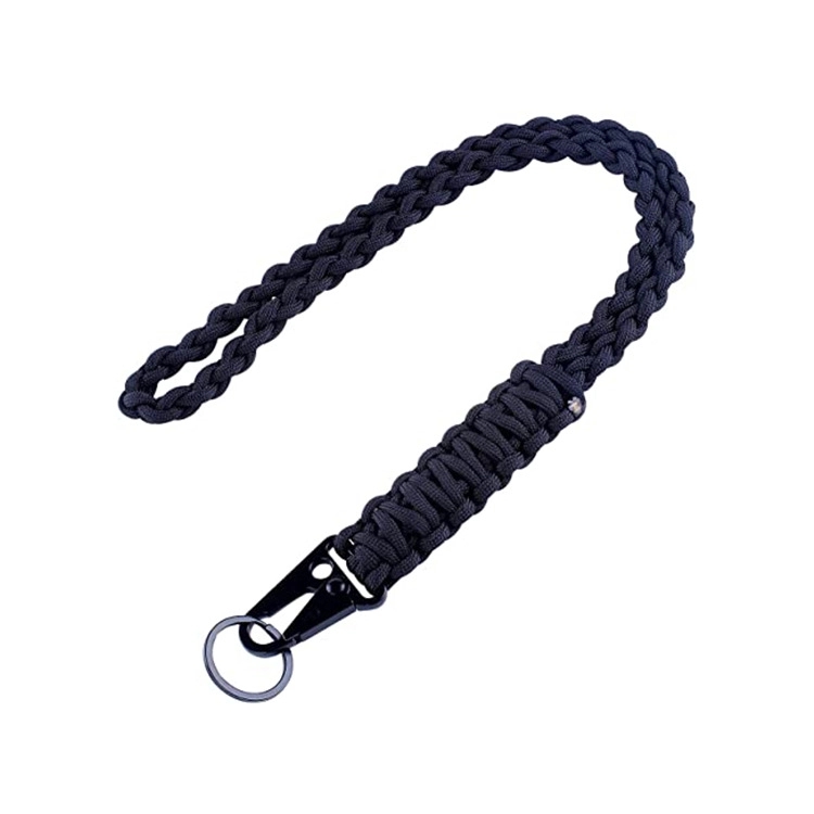 Woven Umbrella Rope Phone Lanyard with Eagle Claw Clasp	