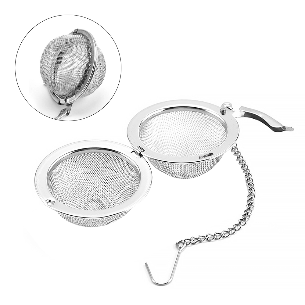 Stainless Steel Mesh Tea Ball Infuser with Chain	