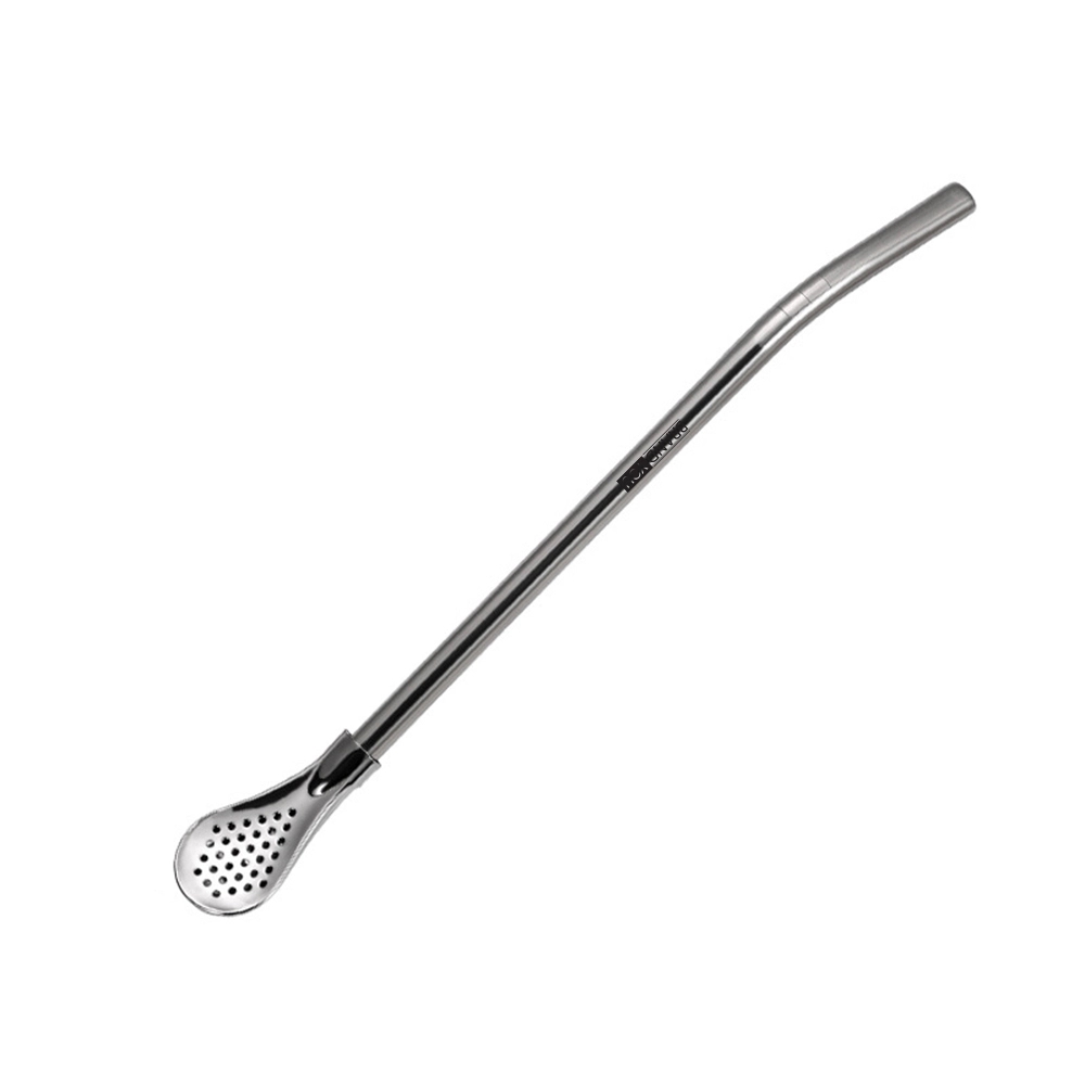 Stainless Steel Straw Spoon	