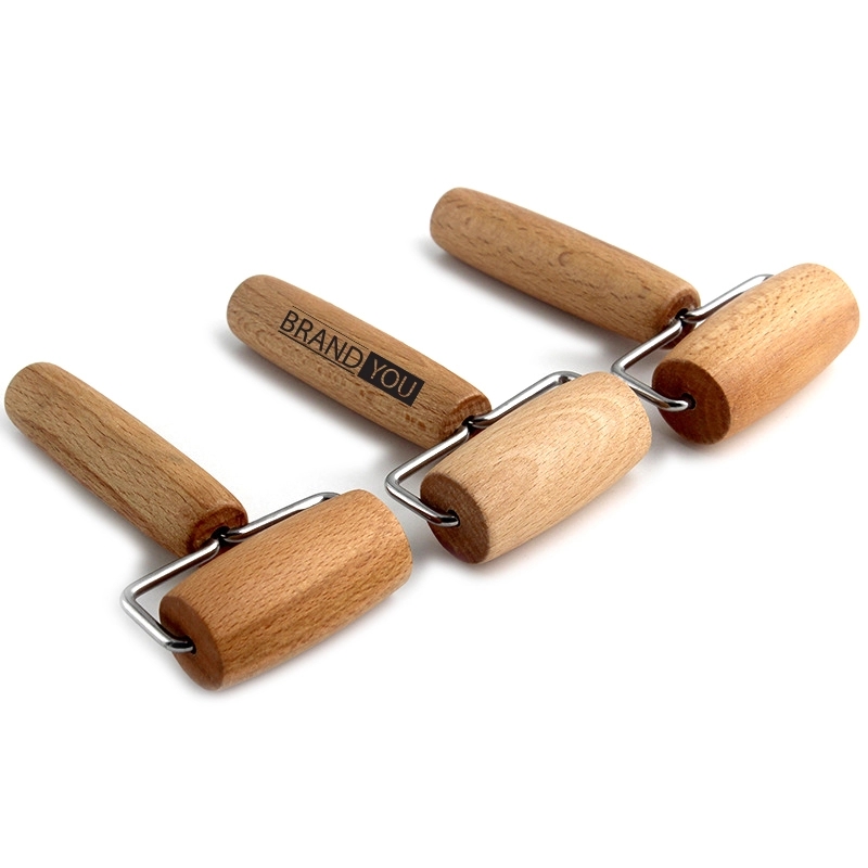 Wooden-Handled Manual Mini Rolling Pin	