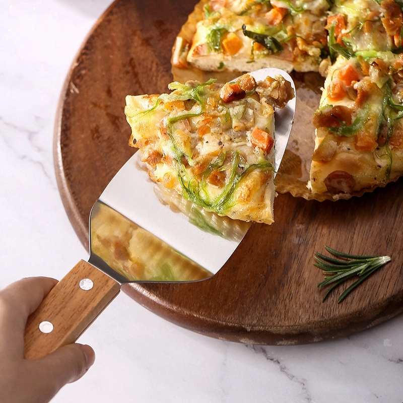 Wooden-Handled Pizza Spatula	