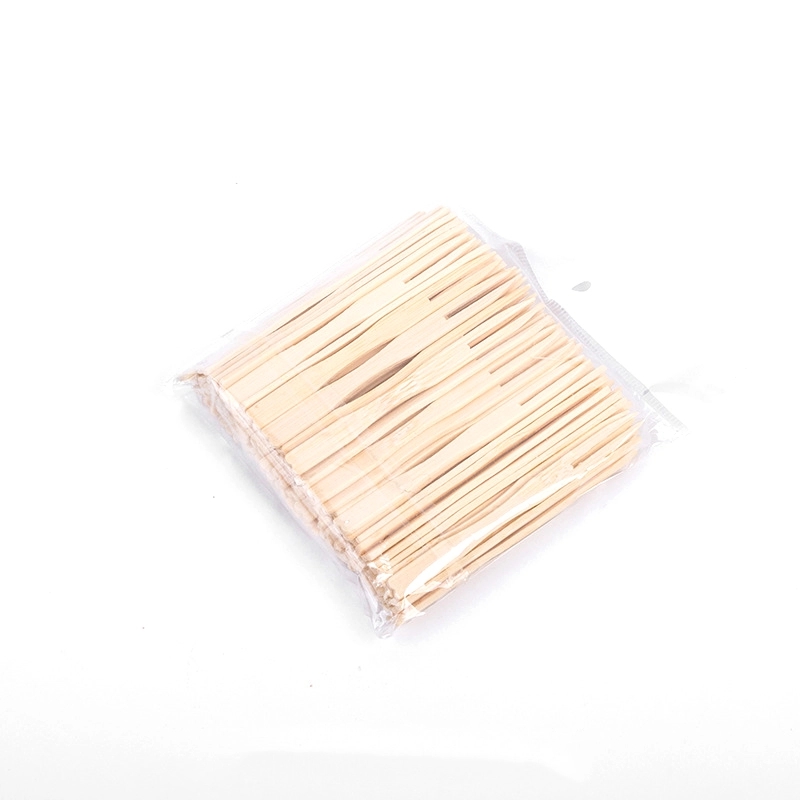 Disposable Mini Bamboo Forks for Appetizers	