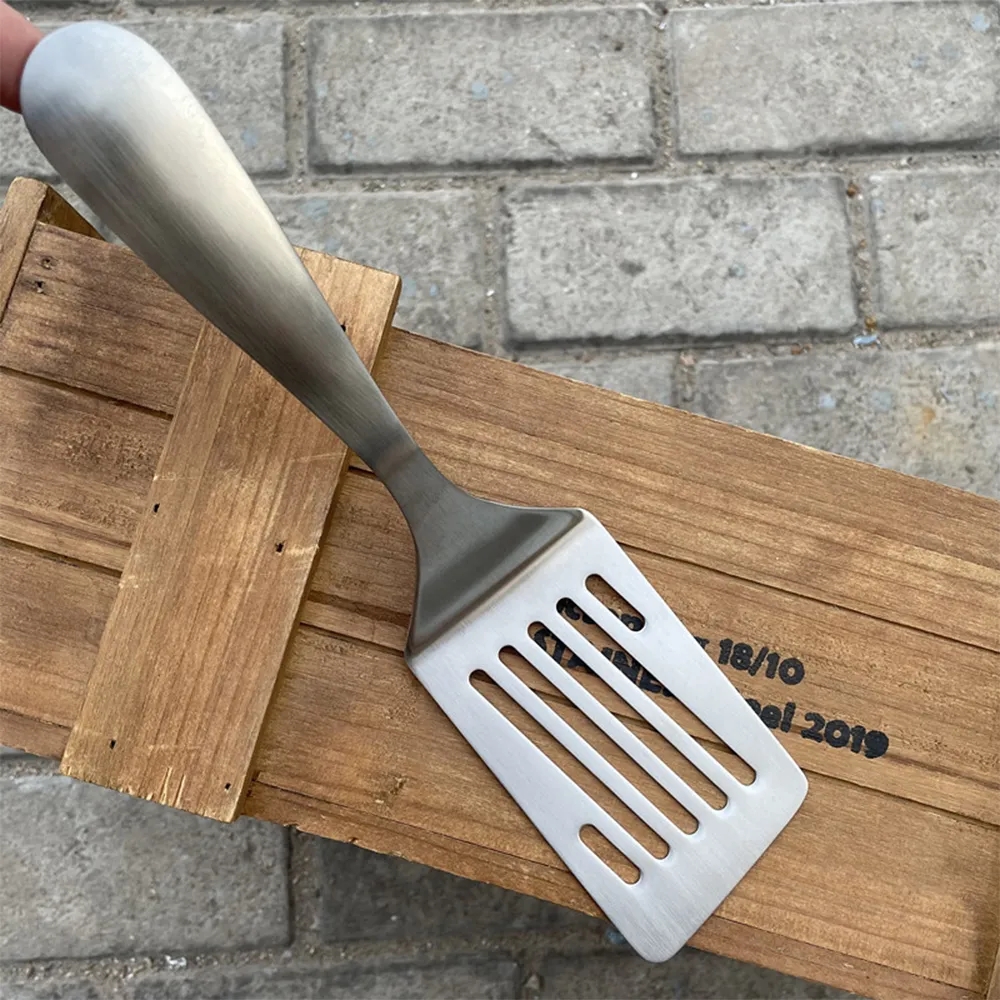 Multi-purpose 304 Stainless Steel Slotted Spatula	