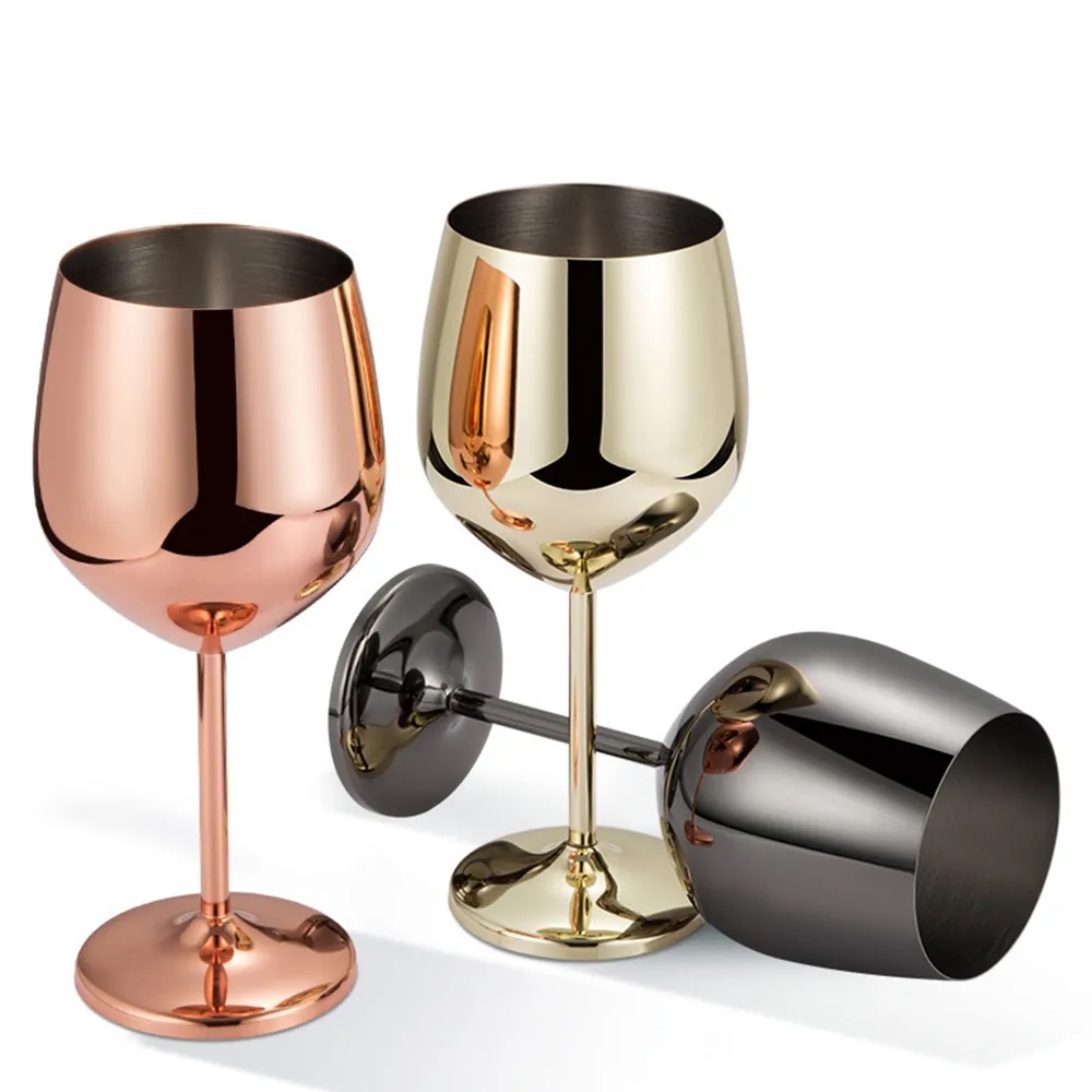 18oz Stemmed Stainless Steel Wine Goblet	