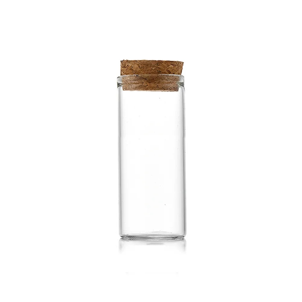 25ml 30mm Straight Mouth Glass Bottle with Wooden Cork	