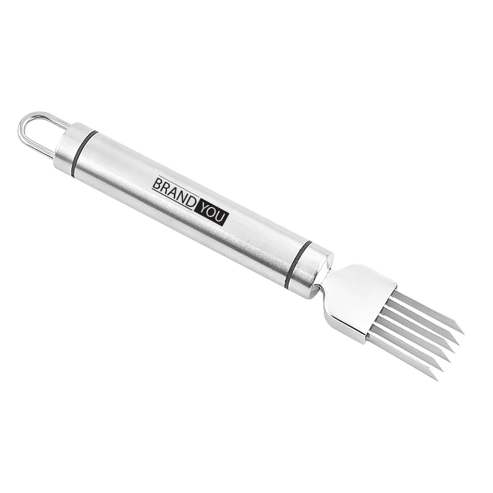 Stainless Steel Onion Cutter - Versatile Kitchen Tool	