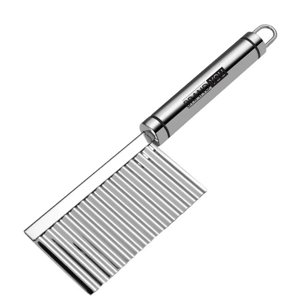 Stainless Steel Wavy Knife for Potato Slicing / French Fries	