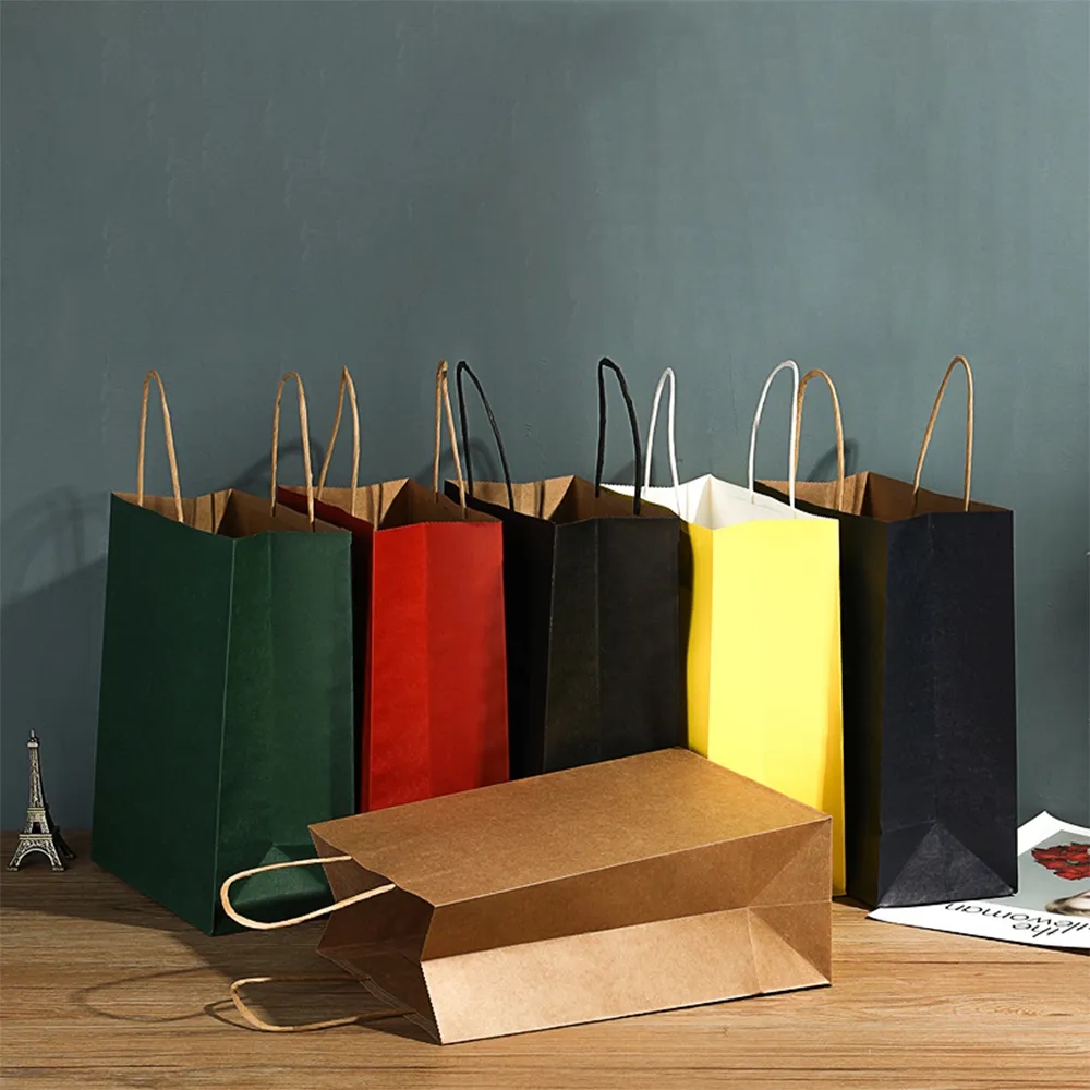 Colorful Kraft Paper Bag	