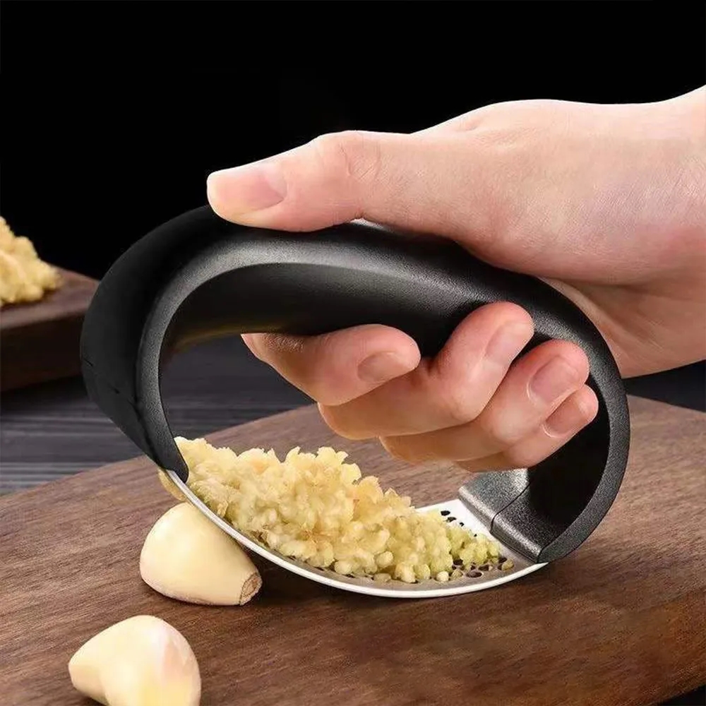 Stainless Steel Garlic Press	