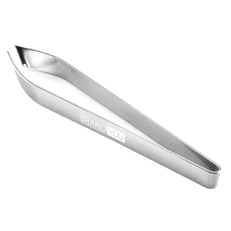 Stainless Steel Slant-Tip Tweezer Precise Clean Food Prep	