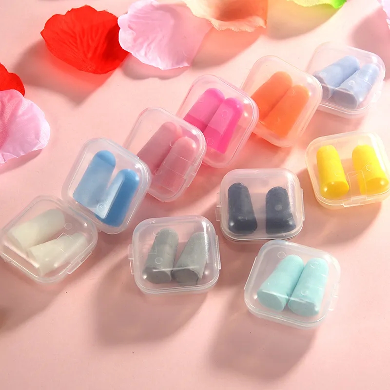 Foam Earplugs w/ Clear Portable Case	