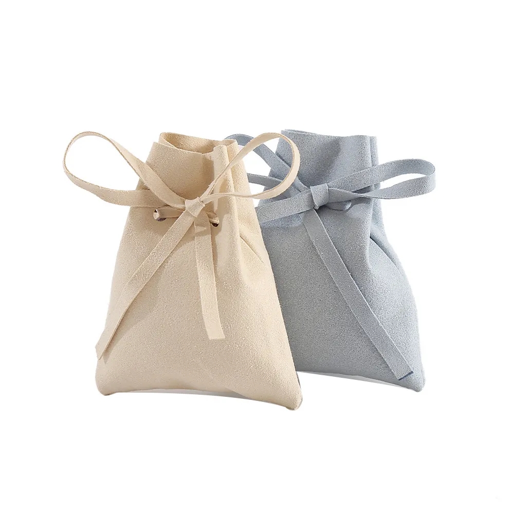 Scratch-Resistant Dustproof Double-Sided Suede Jewelry Pouch	