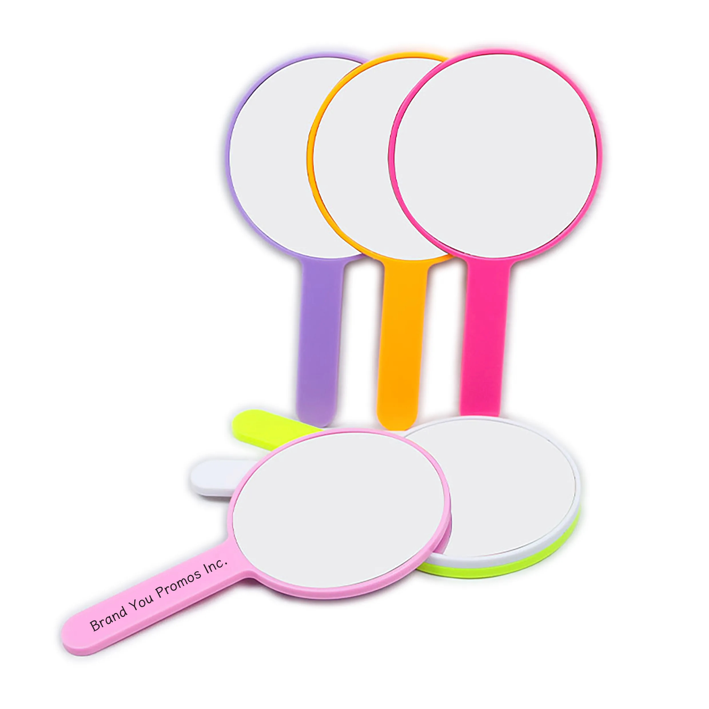 Round Handheld Makeup Mirror	