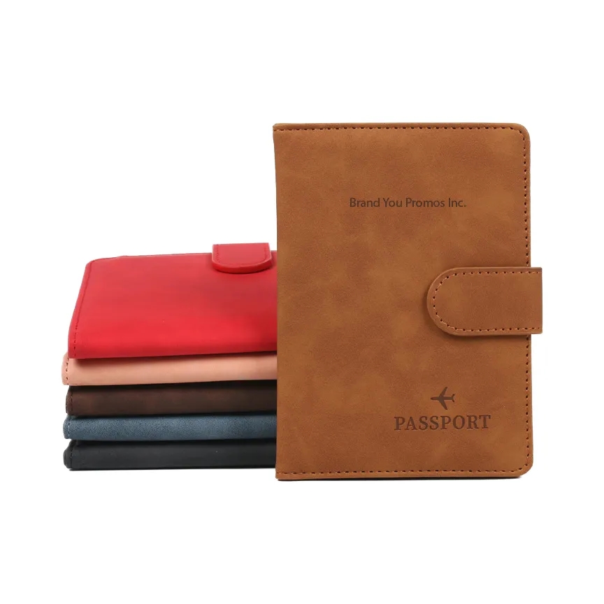 RFID Minimalist PU Passport Holder	