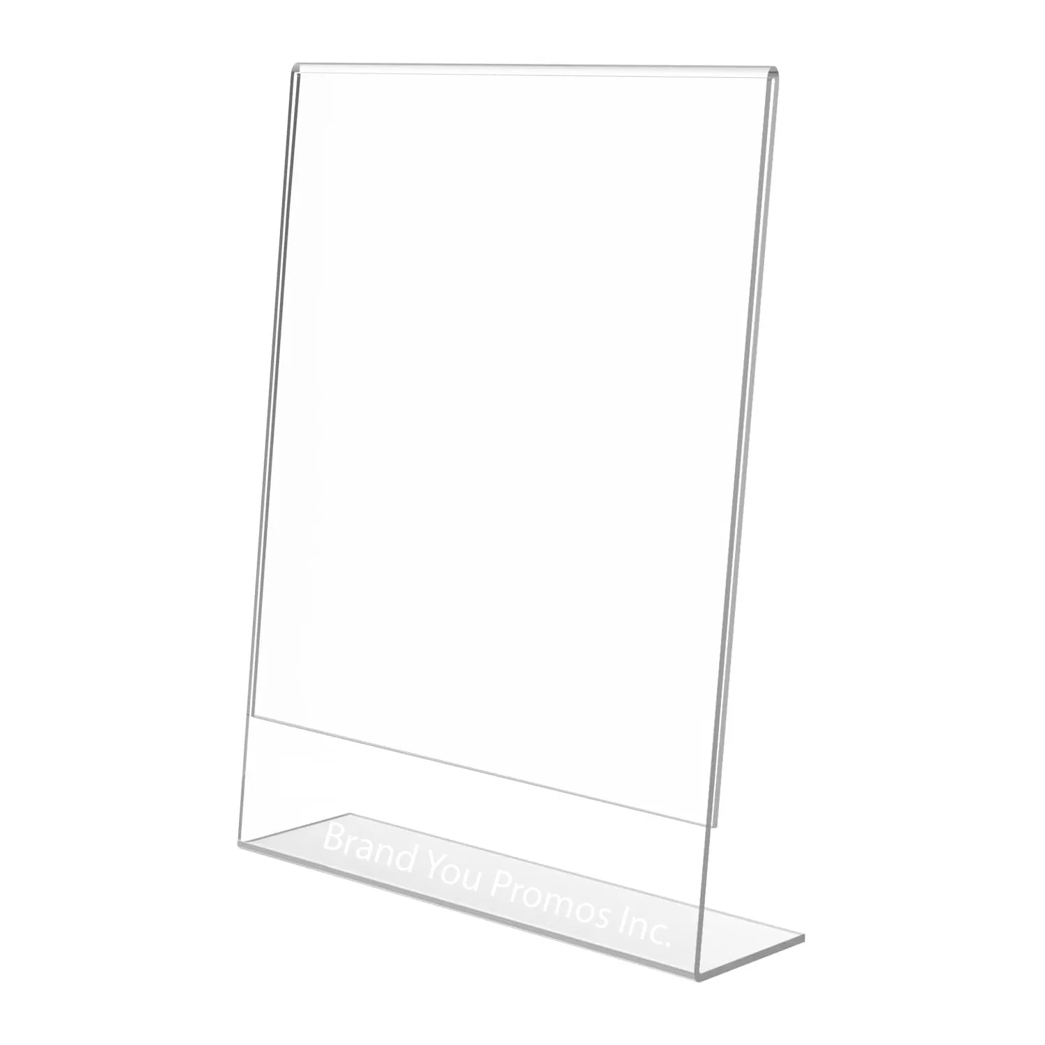 8.5 x 11 Vertical L Shape Display Stand Acrylic Sign Holder	