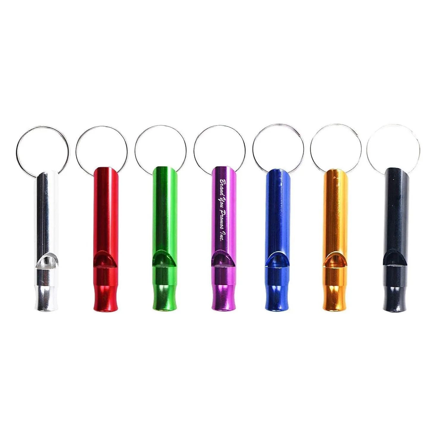 Extra Loud Aluminum Emergency Whistle with Keychain	