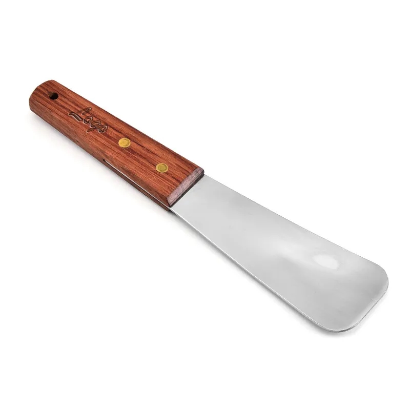 Stainless Steel Ice Cream Scoop w/ Wooden Rivet Handle	