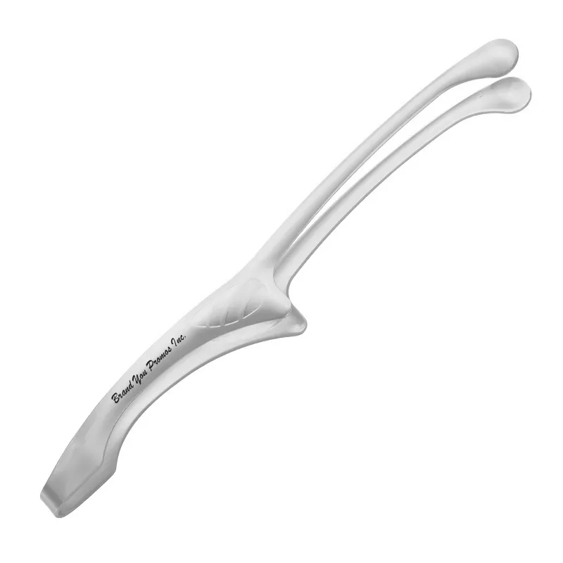 Self-Standing Stainless Steel BBQ Tongs with Non-Slip Grip	