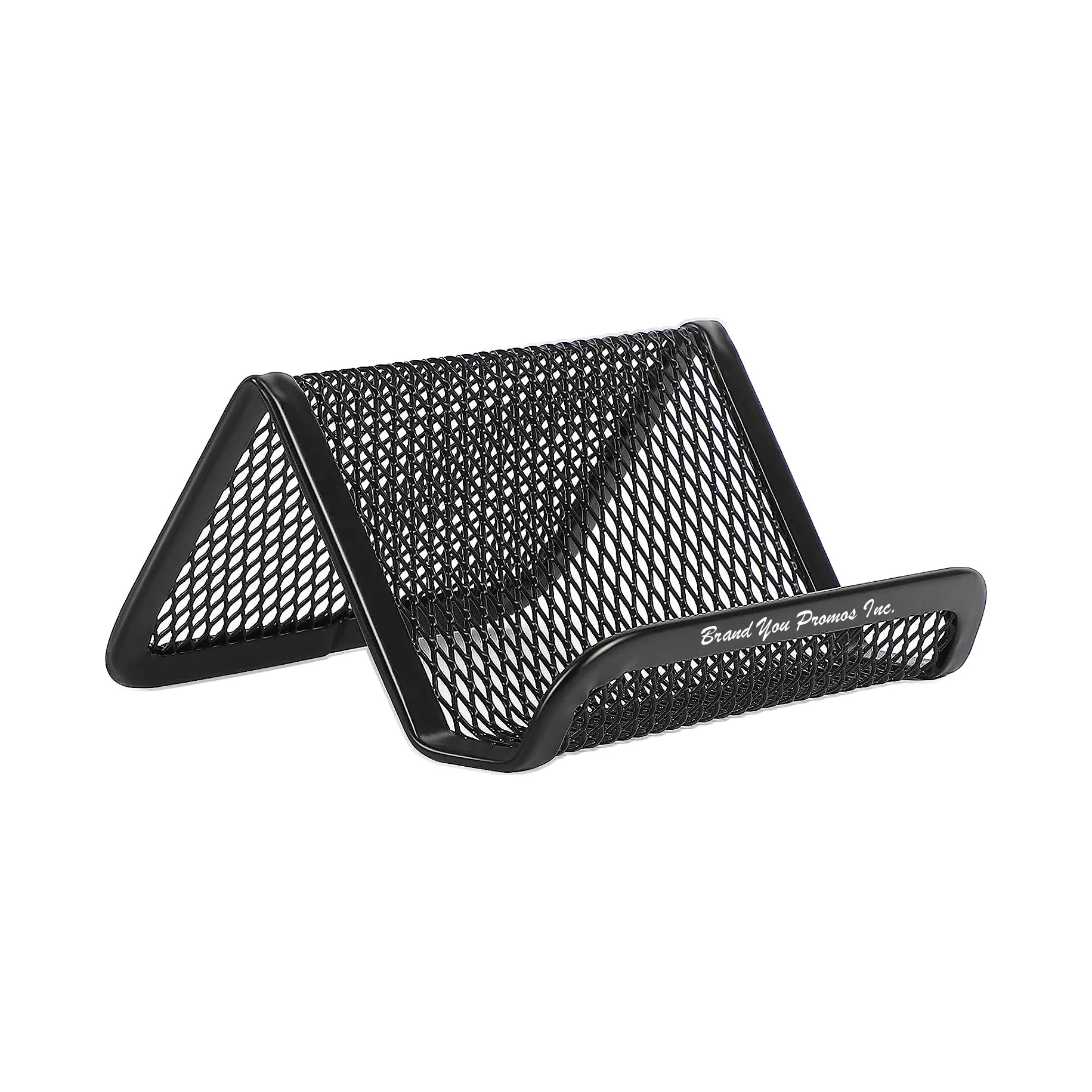 Mesh Business Card Holder Metal Display Stand	