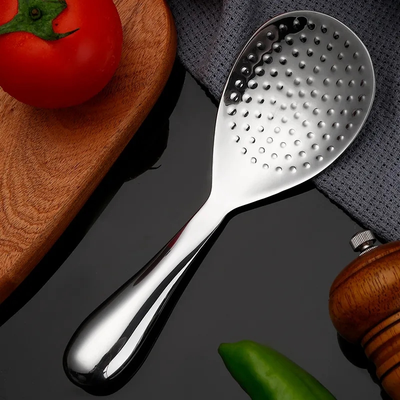 Stainless Steel Non-Stick Rice Paddle & Serving Spoon	