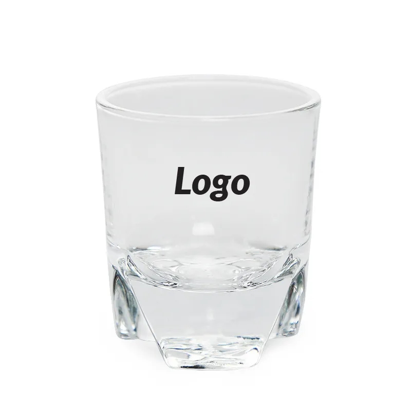 5oz Classic Clear Whiskey Glass with Heavy Base	