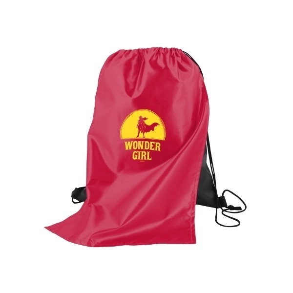 MDGBG077- Drawstring backpack with cape