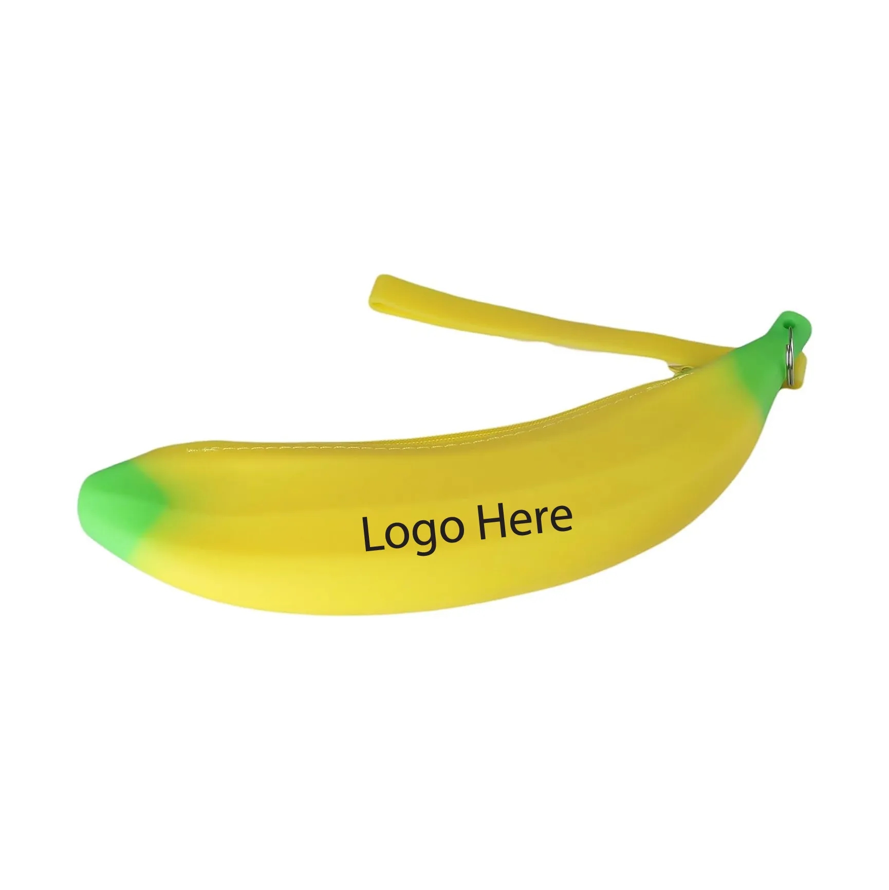 Banana-Shaped Silicone Coin Purse Novelty Pouch	